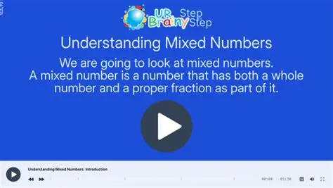 Understanding Mixed Numbers
