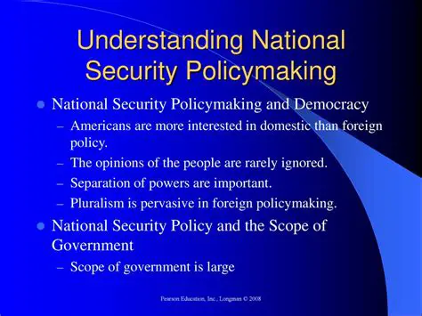 Understanding National Security Policies