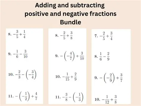 Understanding Negative Fractions