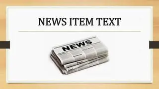 Understanding News Item Text: A Comprehensive Guide