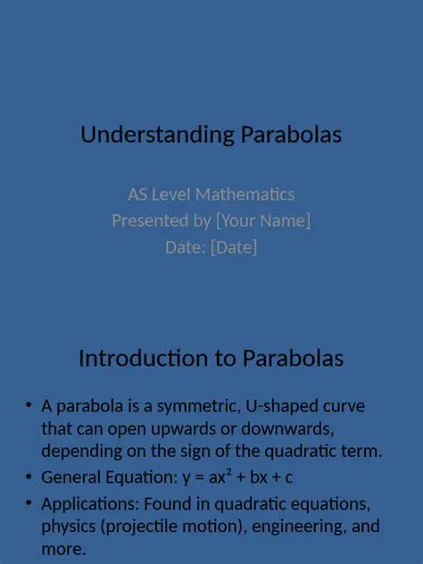 Understanding Parabolas with a Positive Focus