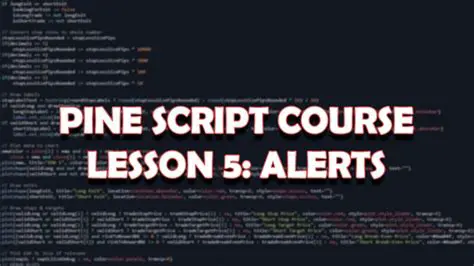 Understanding Pine Script Alerts