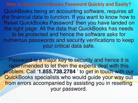 Understanding QuickBooks Password Protection