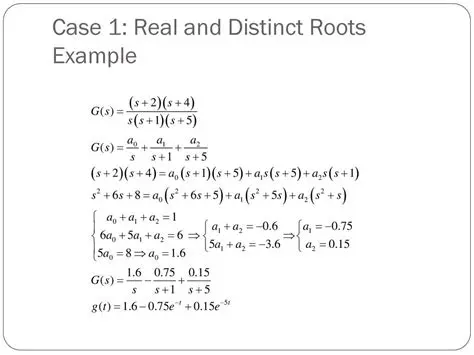 Understanding Real and Distinct Roots