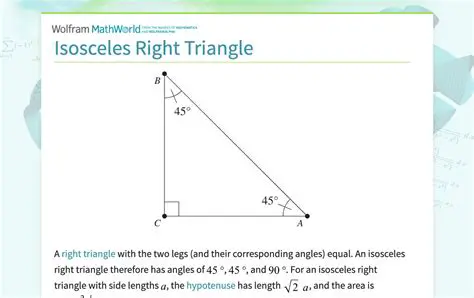 Understanding Right Isosceles Triangles