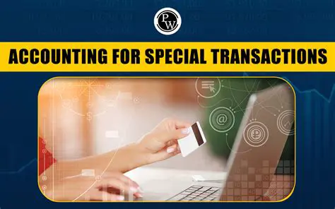 Understanding Special Transactions