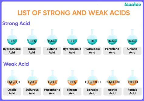 Understanding Strong and Weak Acids