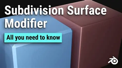 Understanding Subdivision Surface Modifiers