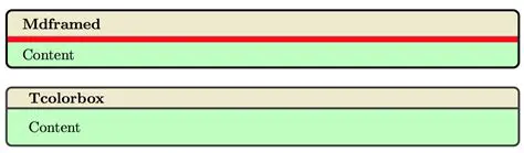 Understanding tcolorbox and mdframed