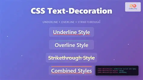 Understanding Text Decorations