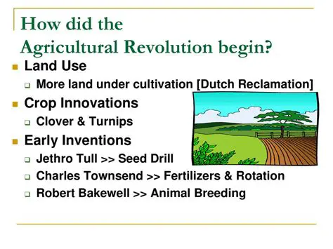 Understanding the Agricultural Revolution
