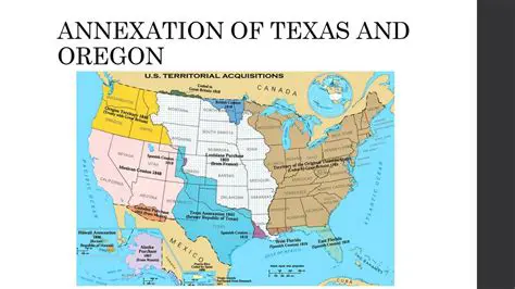 Understanding the Annexation of Texas and Oregon