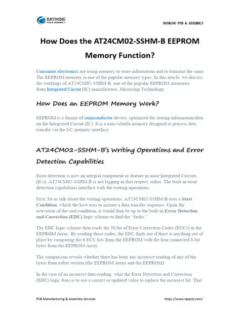Understanding the AT24CM02