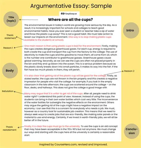 Understanding the Basics of Argumentative Essays