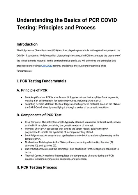 Understanding the Basics of PCR