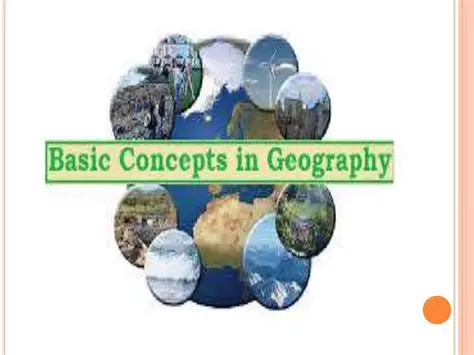 Understanding the Concept of Geography and Its Matching Term