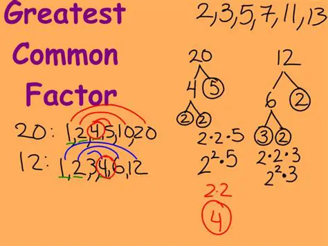 Understanding the Concept of Greatest Common Factor