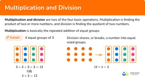 Understanding the Concept of Multiplication and Division in Mathematics