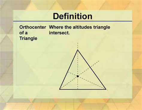 Understanding the Concept of Orthocenter