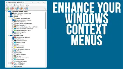 Understanding the Context Menu