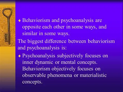 Understanding the Debate between Behaviorism and Psychoanalysis