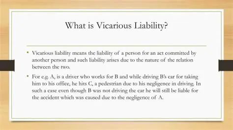 Understanding the Distinction Between Vicarious Liability and Accomplice Liability