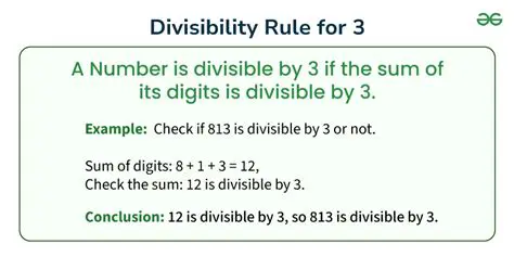 Understanding the Divisibility Rule for 3