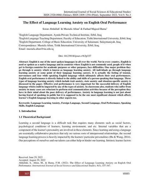 Understanding the Effects of Language Learning