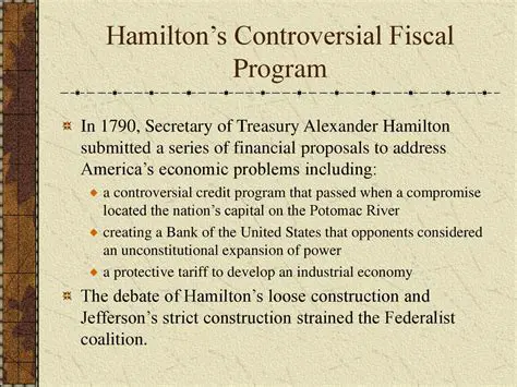 Understanding the Financial Proposals of Alexander Hamilton