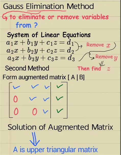 Understanding the Gauss Elimination Method