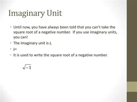 Understanding the Imaginary Unit