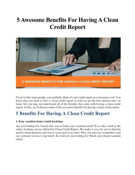 Understanding the Importance of a Clean Credit Report