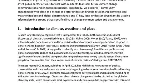Understanding the Importance of Climate