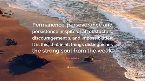 Understanding the Importance of Perseverance and Persistence