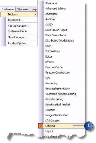 Understanding the Labeling Toolbar