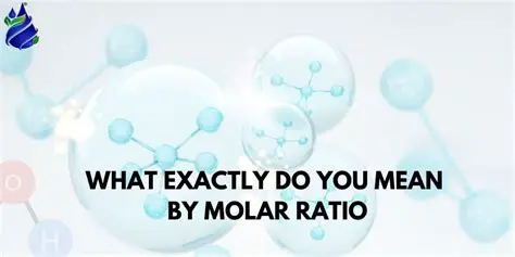 Understanding the Molar Ratio