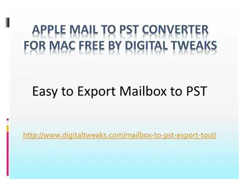 Understanding the Need for Apple Mail to PST Conversion