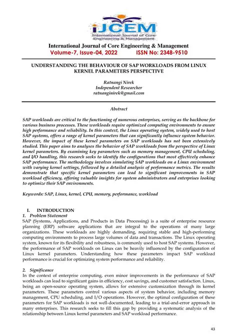 Understanding the Parameters Studied