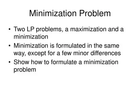 Understanding the Problem of Minimization