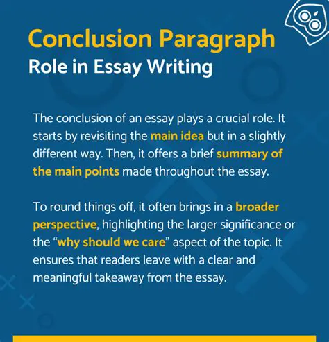 Understanding the Purpose of a Conclusion