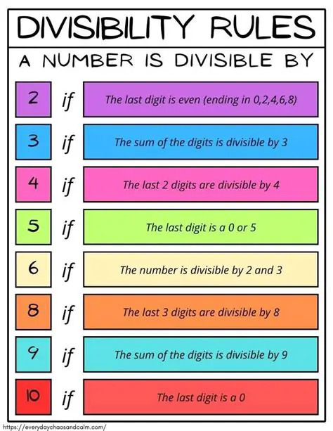Understanding the Rules of Division