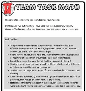 Understanding the Sign of the Answer