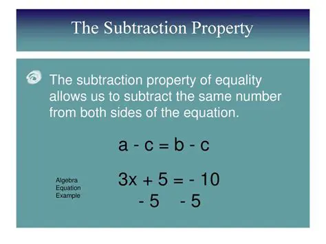 Understanding the Subtraction Property of Equality