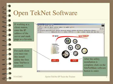 Understanding the TekNet Software Suite