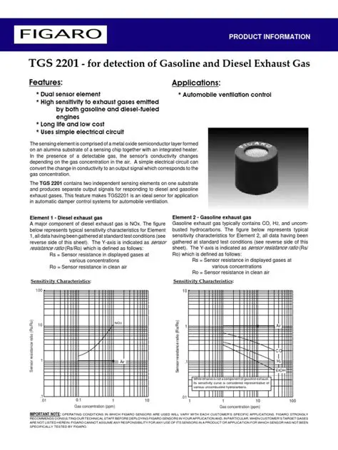 Understanding the TGS 2201 Semiconductor Gas Sensor