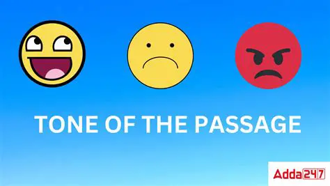 Understanding the Tone of a Passage
