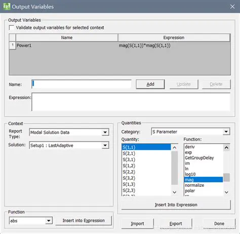 Understanding Xidel Output Variables