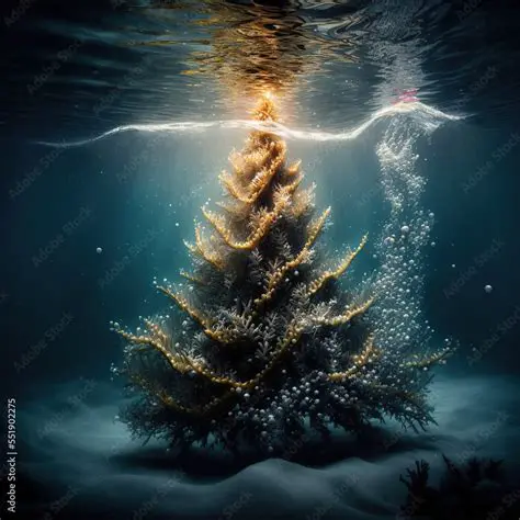 Underwater Christmas Trees