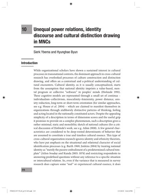 Unequal Power Relations and Career Choices