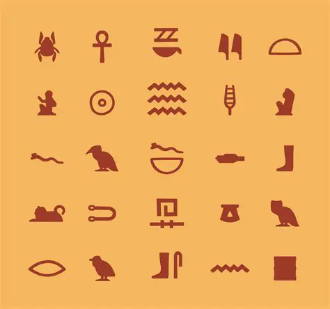 Unique and Authentic Hieroglyphics